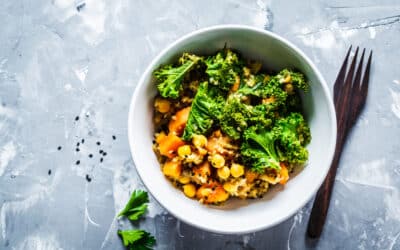 Creamy Kale and Sweet Potato Salad