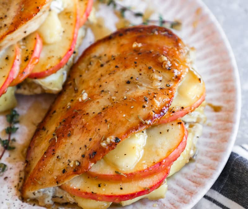 Apple and Brie Stuffed Chicken